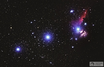 Туманность Лагуна в телескоп
